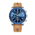 Silver Blue (Leather Band)