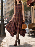 Burgundy Plaid