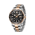 Silver Black Rose Gold
