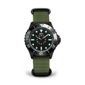 Green nylon strap