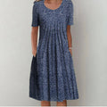 Blue with polka dots