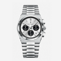 Silver Black Steel