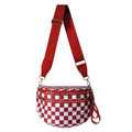 Checkered red