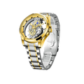 Gold with Silver straps