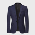 Marine blue 1 button
