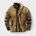 Brown with print