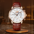 Brown Rose Gold White