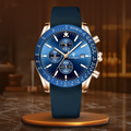Gold Blue (Silicone Band)