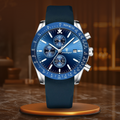Silver Blue (Silicone band)