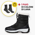 BLACK + 1 PAIR OF WOOL SOCKS