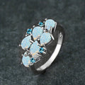 Aqua White Opal
