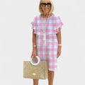 Checkered Pink